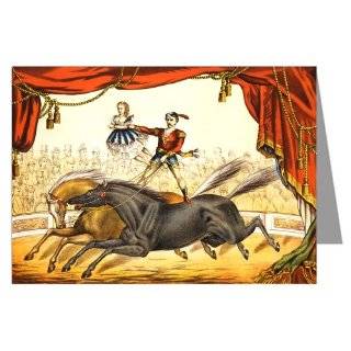   under the big top c1874 Greeting Card set by Vintage Art Cards