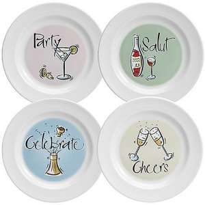 Wedgwood Grand Gourmet Canape Plates, Set of 4  Kitchen 