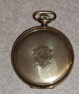   American Waltham Watch Co Gold Filled Engraved Pocket Watch  