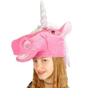  Pink Unicorn Child Puppet Hat Toys & Games