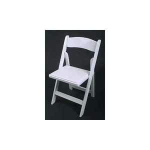  White Resin Folding Chairs, set of 12 