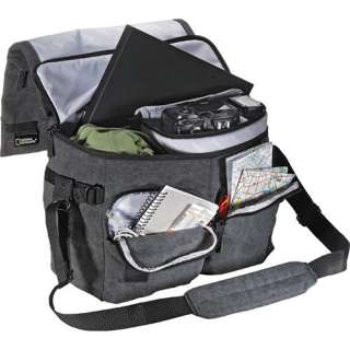 National Geographic NG W2160 Walkabout Medium Satchel Color Gray   NEW 