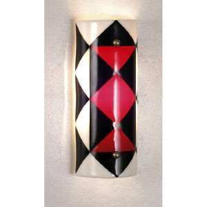  Jester Fused Glass Sconce