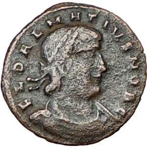 DELMATIUS 335AD Roman Caesar Authentic Ancient Coin Soldiers Legions 
