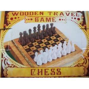  Wooden Travel Chess Toys & Games