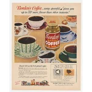  1954 Bordens Instant Coffee Print Ad (3156)