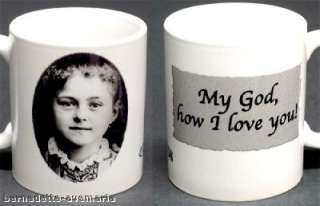MUG ST. THERSE AS CHILD age 8 WITH PRAYER resized