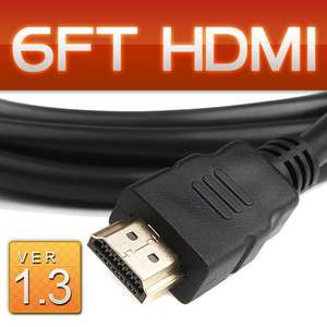 Crazy Sale High Quality 1080p Gold 1.3 HDMI Cable 6 Feet HDTV 1.8m 