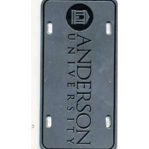Anderson University Pewter License Plate