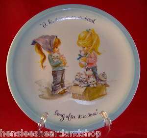Gigi American Greetings Collectors Edn Plate 1970s Cats  