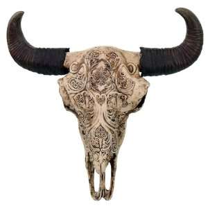   Bison Wall Plaque Figurine Statue Awesome Room Accent