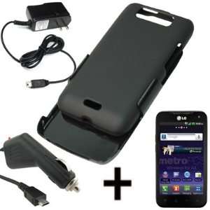  BC Hard Cover Combo Case Holster for MetroPCS LG Connect 4G 
