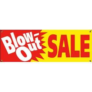  Blowout Sale   Vinyl Outdoor Banner   8x3 Office 