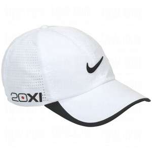 NEW Nike Dri Fit Tour 20xI Vr Perforated Adjustable Golf Hat/Cap WHITE 