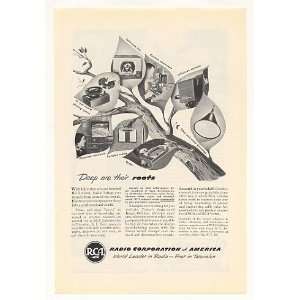  1950 RCA Tree Television Radio Phono Microscope Radar 
