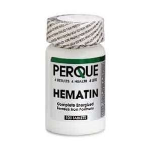  hematin anemia guard 100 tablets by perque Health 