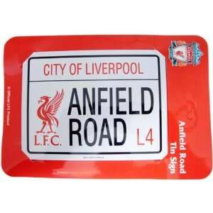  Liverpool Anfield Road Sign