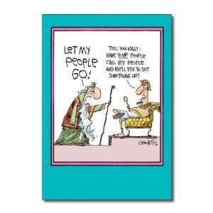  Funny Easter Card Let My People Go Humor Greeting Glenn 