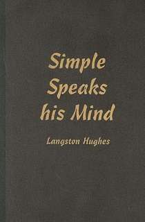  Speaks His Mind by Langston Hughes, Amereon, Limited  Hardcover