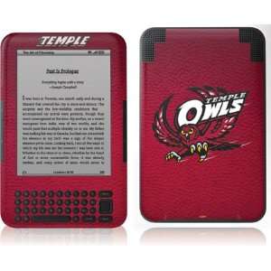   Temple Univ. Red Owl skin for  Kindle 3