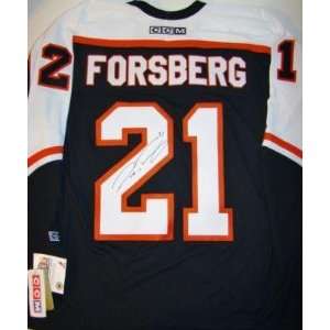  Autographed Peter Forsberg Jersey   CCM Official Flyers 