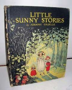Little Sunny Stories Johnny Gruelle 1919 vintage color illustrations 