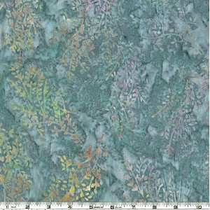  45 Wide Rayon Batik Reef Spruce Green Fabric By The Yard 