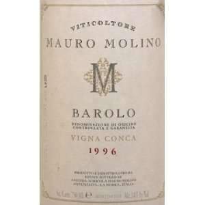  1996 Molino Barolo Vigna Conca 750ml Grocery & Gourmet 