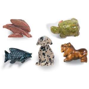  GeoCentral Animal World Collection Natural Stone Carved Animal 