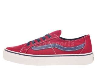   Escuela Twill Rio Red Canvas Blue Unisex Skate Casual Shoes VN 0NL05PH