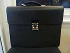 Authentic Louis Vuitton Robusto 1 Black Taiga Leather Mens Briefcase