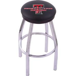  Texas Tech University Steel Stool with Flat Ring Logo Seat 
