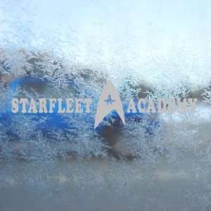  STAR TREK STARFLEET ACADEMY Gray Decal Window Gray Sticker 