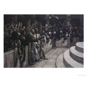  False Witness Before Caiaphas Giclee Poster Print