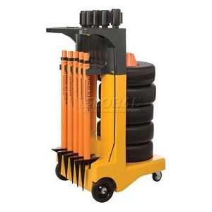  Cart Package, Orange Polyester FabricKeep Area Clear 