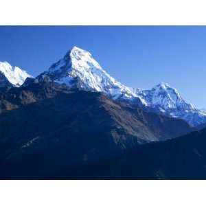  Peak of Annapurna South, 7219M, Nepal, Himalayas 