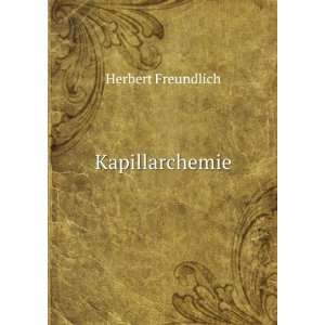   Und Verwandter Gebiete (German Edition) Herbert Freundlich Books