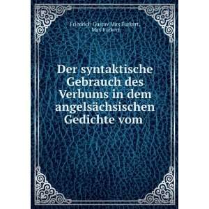   Gedichte vom . Max Furkert Friedrich Gustav Max Furkert Books