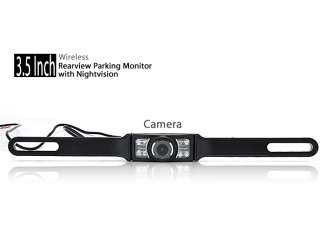 Inch Wireless Rearview Parking Monitor with Nightvision Camera 