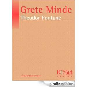 Grete Minde (German Edition) Theodor Fontane  Kindle 