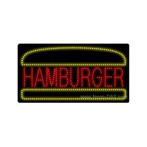  Hamburger LED Sign 17 x 32