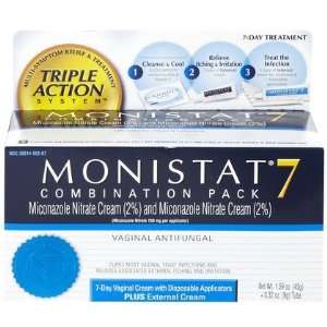 Monistat 7 7 Day Treatment, Triple Action System Combination ct 