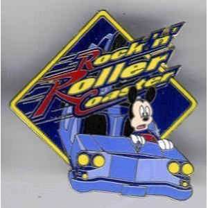    Disney Pin/WDW Rock N Roller Coaster W/ Mickey Pin 