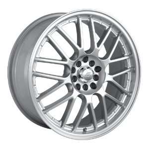 17x7 Sacchi S25 (225) (Hyper Silver w/ Machined Lip) Wheels/Rims 5x100 