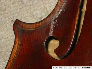 nice old violin , full blocked Violon NR  
