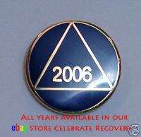 Anonymous Alcoholics Year Pin   All Years Available  