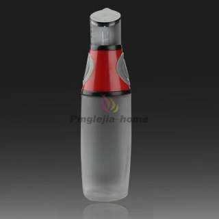 New Kitchen Press Measure Oil Vinegar Dispenser Bottle Pump Glass 