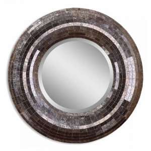   Seneca Antique Glass Round 32 High Wall Mirror