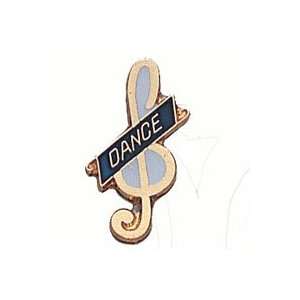  TEP84C G Clef Dance Pin 