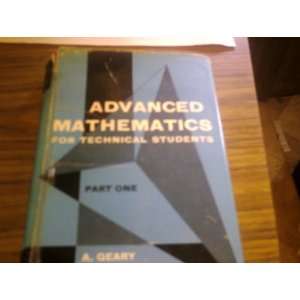   Mathematics for Technical Students Part 1 A et al Geary Books